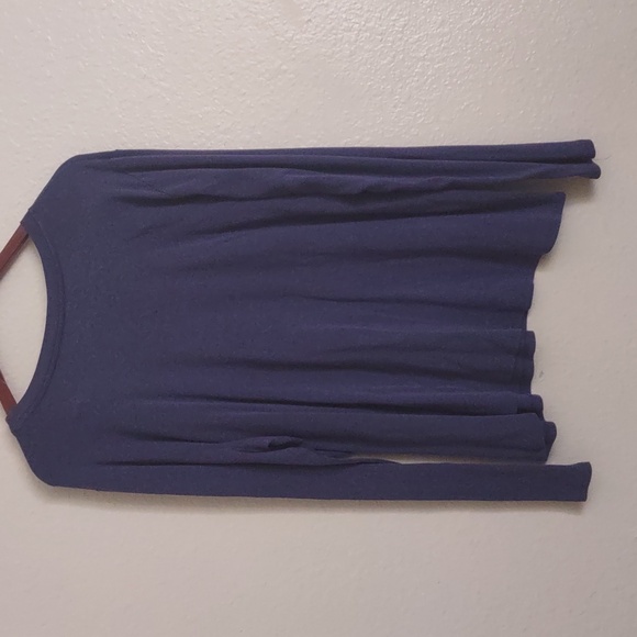 SLIGHTLY USED EDDIE BAUER COLOR BLUE SIZE XXL LONG SLEEVE 58% COTTON - Picture 9 of 9